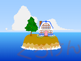 森をさまよう少女